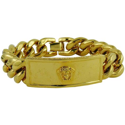 bracelet for men versace|Versace bracelet men's gold.